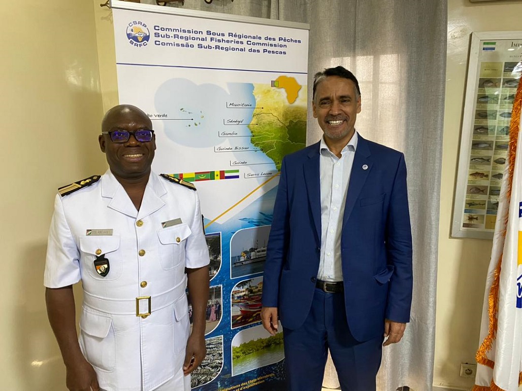 Visite de courtoisie du Colonel Abé Aké Lazare, Directeur de  l'ISMI à la  CSRP